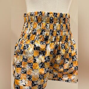 NWT Free People Printed Running Shorts Size S